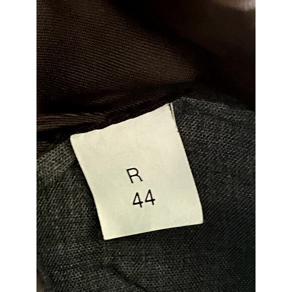 Peruvian Alpaca Herringbone Brown Tweed Sports Jacket Blazer Jeffrey Banks 44R - Picture 5 of 12